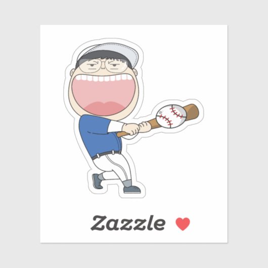 sosoHoney baseball Sticker (Vel)
