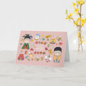 sosoHoney wenskaart Kaart (Gele Bloem)