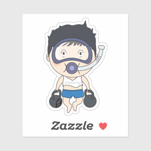 sosoHoning(30) zee Sticker (Vel)