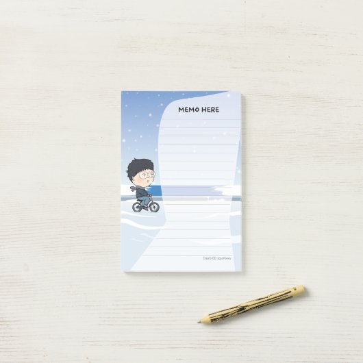 sosoHoning(54) winter Post-it® Notes (Op bureau)