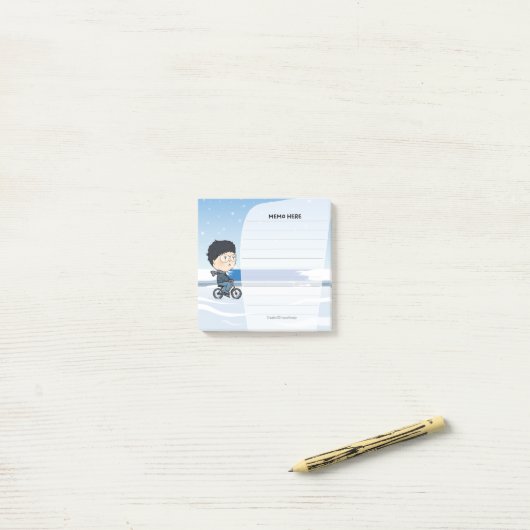 sosoHoning(54) winter Post-it® Notes (Op bureau)