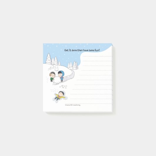 sosoHoning(55) winter Post-it® Notes (Voorkant)