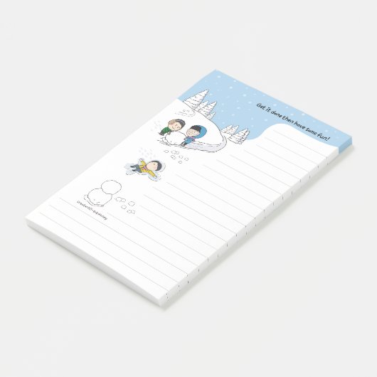 sosoHoning(55) winter Post-it® Notes (Schuin)