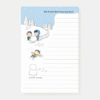 sosoHoning(55) winter Post-it® Notes