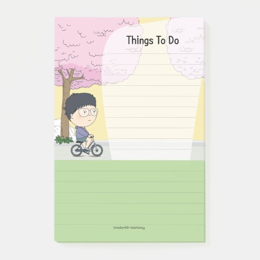 sosoHoning(67) kersenbloesems Post-it® Notes (Voorkant)