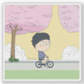 sosoHoning(67) kersenbloesems Sticker (Voorkant)