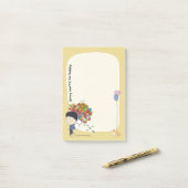 sosoHoning(68) bloem Post-it® Notes (Op bureau)