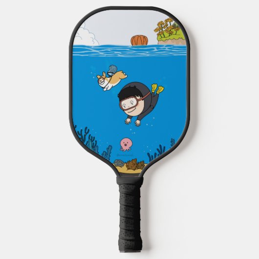 sosoHoning(72) zee Pickleball Paddle (Voorkant)
