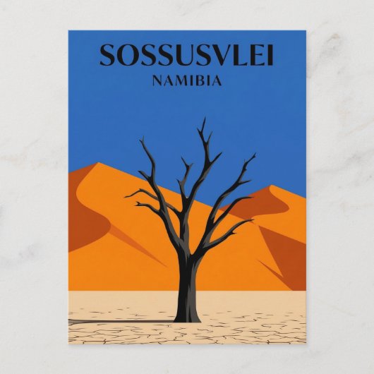 Sossusvlei, Sesriem, Hardap Briefkaart (Voorkant)