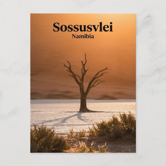 Sossusvlei, Sesriem, Hardap Briefkaart (Voorkant)