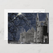 Sostice Night Gothic Landschap Briefkaart (Voorkant / Achterkant)
