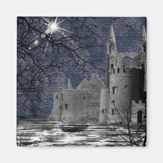 Sostice Night Gothic Landschap Magneet (Voorkant)