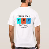 SOT - Toxisch grappig - Toxicologie is leuk T-shirt (Achterkant)