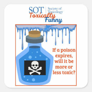 SOT - Toxisch Grappig - Verlopen Poison Sticker
