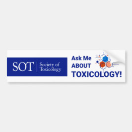 SOT - Vraag me naar toxicologie - Bumpersticker