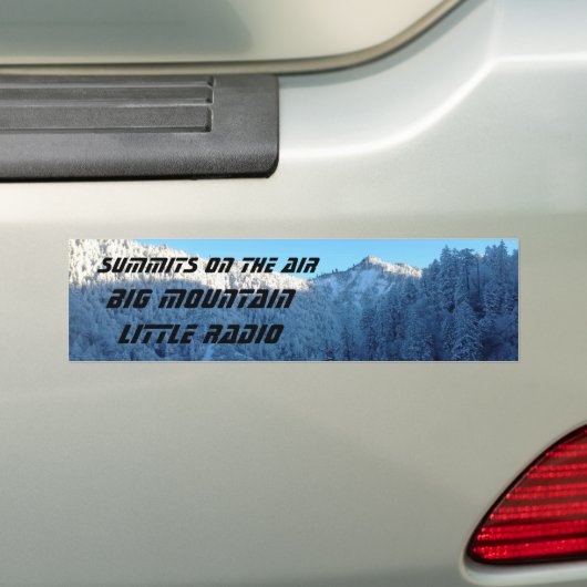 SOTA-Bumpersticker Bumpersticker (Op auto)