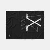 Sota Minnesota Hockey Fleece Deken (Voorkant (Horizontaal))