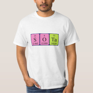 Sota periodiek systeem naam shirt