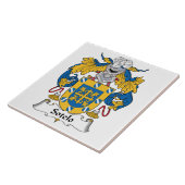 Sotelo Family Crest Tegeltje (Zijkant)