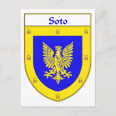 Soto Coat of Arms/Family Crest Briefkaart (Voorkant)