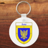 Soto Coat of Arms/Family Crest Sleutelhanger (Voorkant)