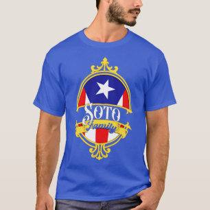 Soto Familie Puerto Rico Vlag T-shirt