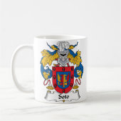Soto Family Crest Koffiemok (Links)