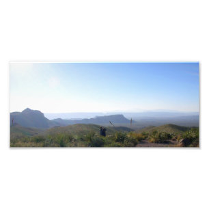 Sotol Vista Overlook, Big Bend National Park Foto Afdruk