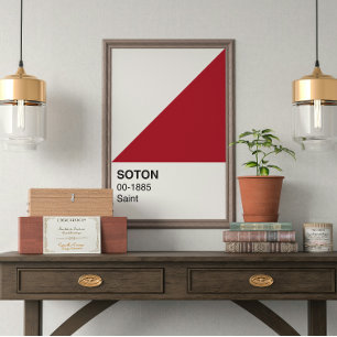 Soton Saint - Volledige breedte Perfect Poster