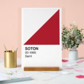 Soton Saint - Witte achtergrond Acryl Bord (Huwelijk)
