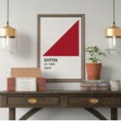 Soton Saint - Witte grens Perfect Poster