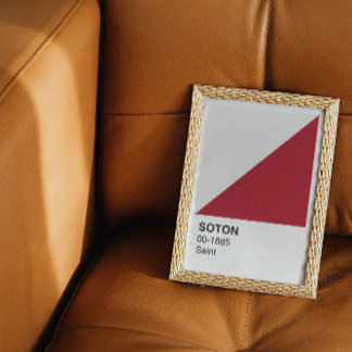 Soton Saint - Witte grens Perfect Poster