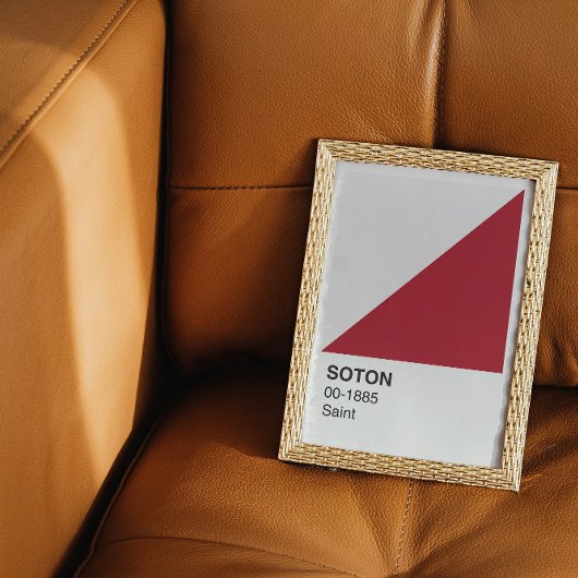 Soton Saint - Witte grens Perfect Poster