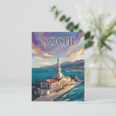 Sotsji Rusland Briefkaart (Staand voorkant)