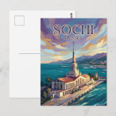 Sotsji Rusland Briefkaart (Voorkant / Achterkant)