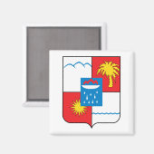 Sotsji Rusland Wapen Magneet (Voorkant / Achterkant)