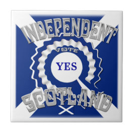 Sottish Independence Campaign Tegeltje