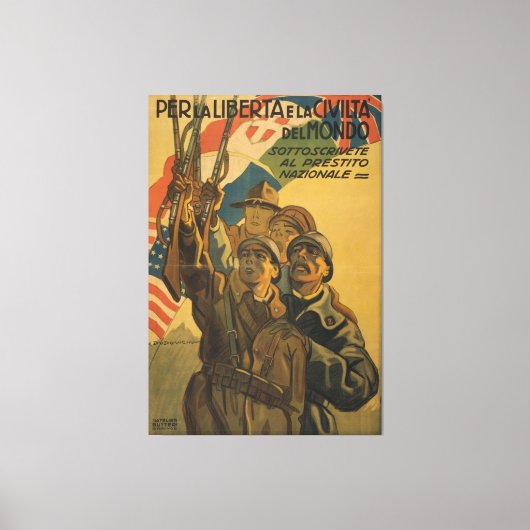 Sottoscrivete al Prestito Canvas Afdruk (Voorkant)