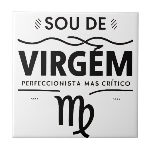 SOU DE VIRGEM PERFECIONISTA MAS CRÍTICO TEGELTJE (Voorkant)