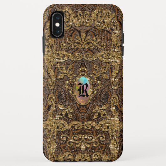 Soubrette Elegant Monogram Case-Mate iPhone Case (Achterkant)
