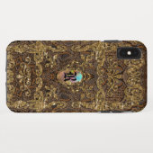 Soubrette Elegant Monogram Case-Mate iPhone Case (Achterkant (horizontaal))