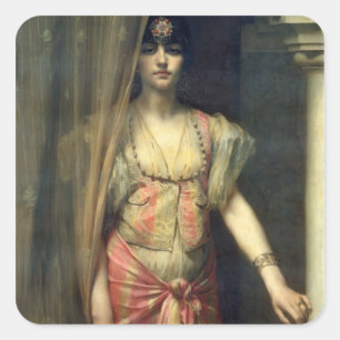 Soudja Sari Vierkante Sticker