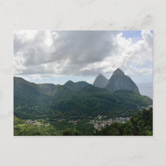 Soufriere en Pitons Saint Lucia Briefkaart