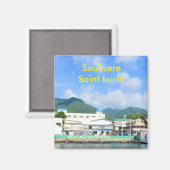 Soufriere Saint Lucia Magneet (Voorkant / Achterkant)