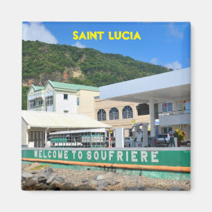 Soufriere Saint Lucia Magneet