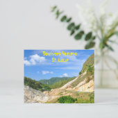 Soufriere Volcano in Saint Lucia Briefkaart (Staand voorkant)