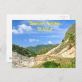 Soufriere Volcano in Saint Lucia Briefkaart (Voorkant / Achterkant)