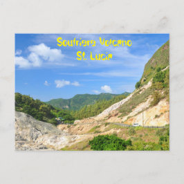 Soufriere Volcano in Saint Lucia Briefkaart