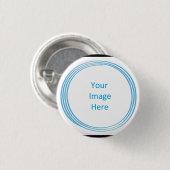 Soul Blissed Circle Custom Button, zwart Ronde Button 3,2 Cm (Voorkant /achterkant)