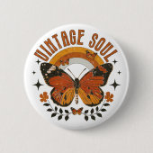 Soul Butterfly Ronde Button 5,7 Cm (Voorkant)